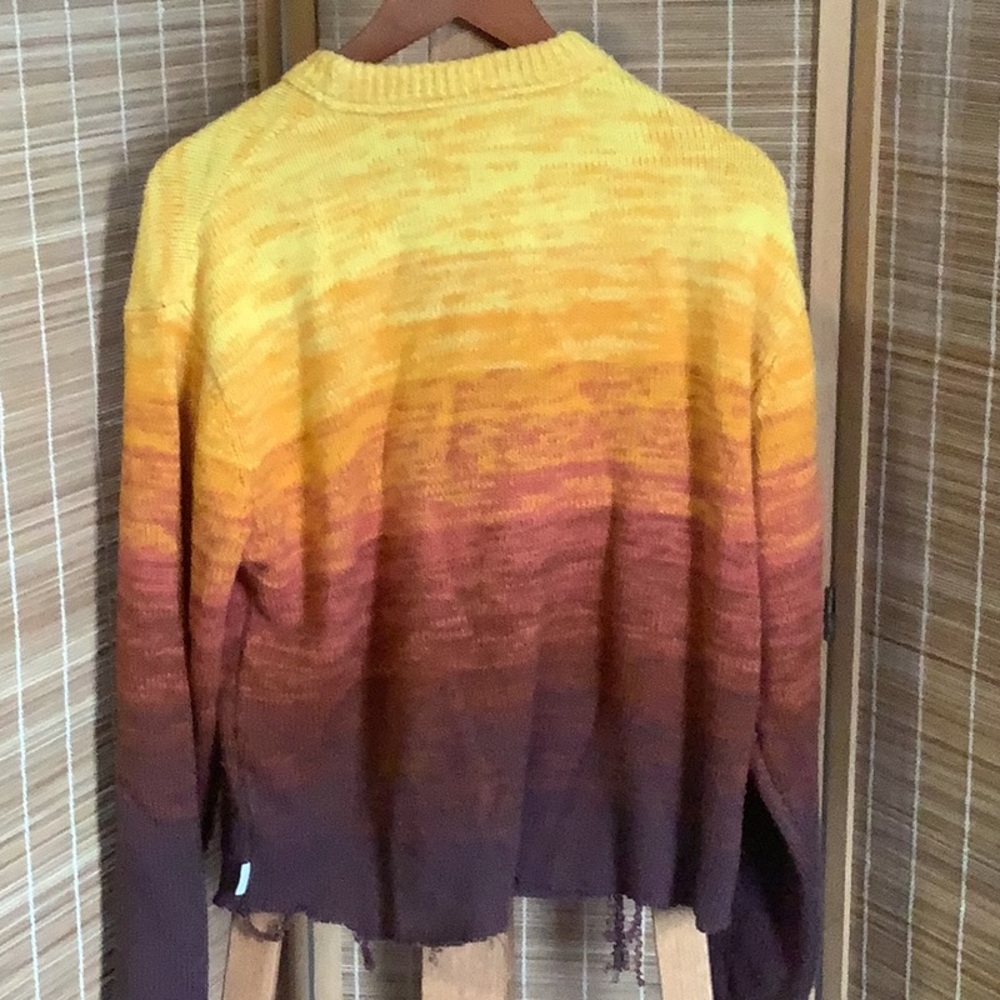 Urban Outfitters Yellow and Brown Gradient Sweater - Picture 5 of 6